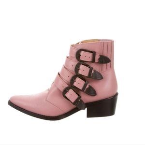 Toga Pulla Pink/Mauve Leather boots